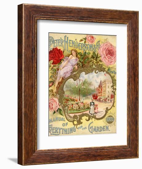 Peter Henderson and Co. Manual of Everything for the Garden-null-Framed Art Print