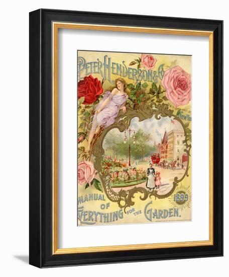 Peter Henderson and Co. Manual of Everything for the Garden-null-Framed Art Print