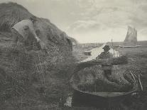 Cantley-Wherries Waiting for the Turn of the tide ( esquifs attendant le  retour de la marée)-Peter Henry Emerson-Framed Giclee Print