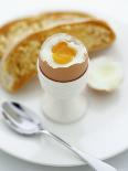 Boiled Egg with Bread-Peter Howard Smith-Photographic Print