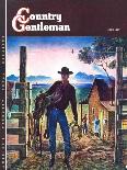 "Cowboy at End of the Day," Country Gentleman Cover, June 1, 1947-Peter Hurd-Giclee Print