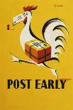 Send Your Overseas Parcels by Air Mail-Peter Huveneers-Art Print