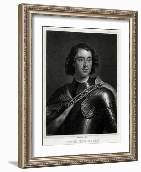 Peter I, Kneller, Smith-Godfrey Kneller-Framed Art Print