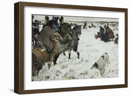 Peter I on the Hunt, 1902-Valentin Alexandrovich Serov-Framed Giclee Print