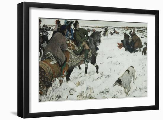 Peter I on the Hunt, 1902-Valentin Alexandrovich Serov-Framed Giclee Print