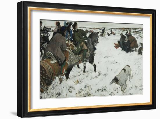 Peter I on the Hunt, 1902-Valentin Alexandrovich Serov-Framed Giclee Print