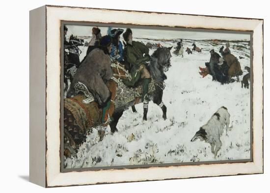 Peter I on the Hunt, 1902-Valentin Alexandrovich Serov-Framed Premier Image Canvas