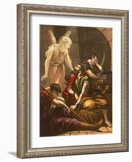 Peter in Prison-English-Framed Giclee Print