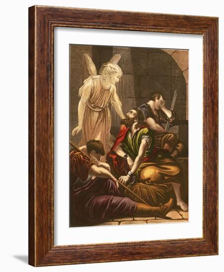 Peter in Prison-English-Framed Giclee Print