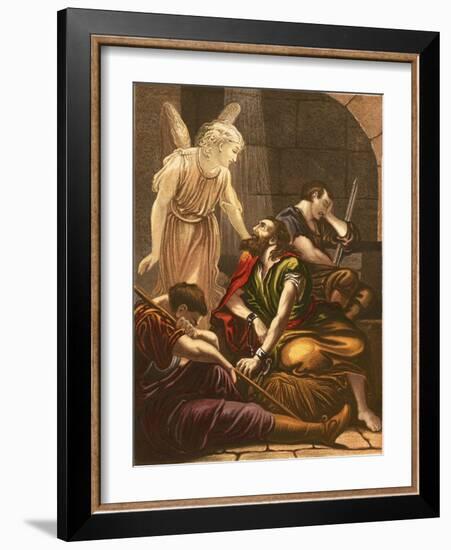 Peter in Prison-English-Framed Giclee Print