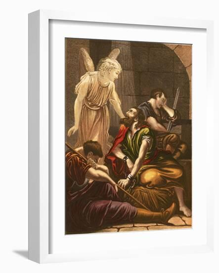 Peter in Prison-English-Framed Giclee Print