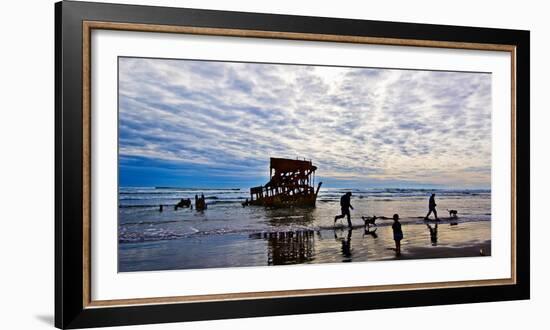 Peter Iredale Shipwreck, Fort Stevens, Oregon, USA-null-Framed Photographic Print