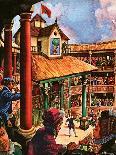 Shakespeare Performing at the Globe Theatre-Peter Jackson-Giclee Print