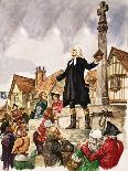 The Wonderful Story of Britain: The Good Work of John Wesley-Peter Jackson-Giclee Print