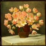 Tulips in a Porcelain Vase-Peter Johan Schou-Giclee Print