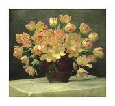 Tulips in a Porcelain Vase-Peter Johan Schou-Giclee Print