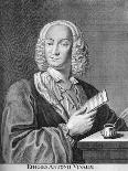 Antonio Vivaldi, Italian Baroque composer, Catholic priest, and virtuoso violinist, 1725-Peter La Cave-Giclee Print