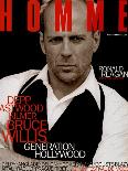 L'Optimum, May 1997 - Bruce Willis Est Habillé Par Donna Karan-Peter Lindbergh-Framed Art Print