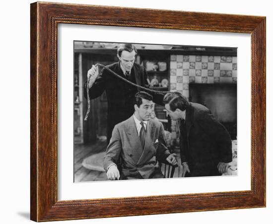 Peter Lorre, Cary Grant, Raymond Massey, Arsenic and Old Lace, 1944-null-Framed Photographic Print