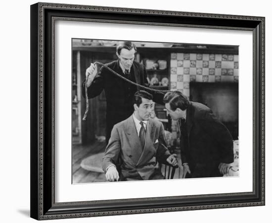 Peter Lorre, Cary Grant, Raymond Massey, Arsenic and Old Lace, 1944-null-Framed Photographic Print