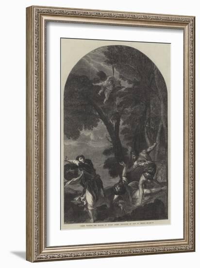 Peter Martyr, Lately Destroyed by Fire at Venice-Titian (Tiziano Vecelli)-Framed Giclee Print