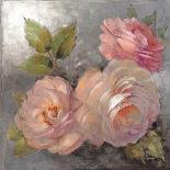 Roses on Gray III Crop-Peter McGowan-Framed Art Print