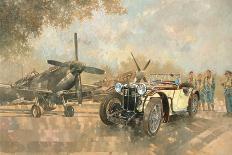 Cream Cracker MG 4 Spitfires-Peter Miller-Giclee Print