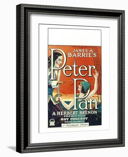 Peter Pan, 1924-null-Framed Premium Giclee Print