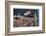 Peter Pan and Wendy Fly Over the Rooftops in a Poster to Advertise the Stage Show-null-Framed Photographic Print