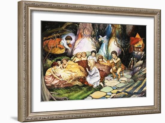 Peter Pan and Wendy-Nadir Quinto-Framed Giclee Print