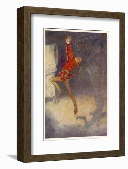 Peter Pan Dances with His Shadow-Alice B. Woodward-Framed Photographic Print