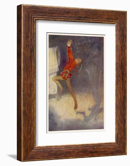 Peter Pan Dances with His Shadow-Alice B. Woodward-Framed Photographic Print