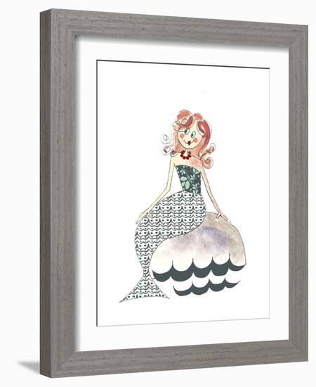 Peter Pan Mermaid-Effie Zafiropoulou-Framed Giclee Print