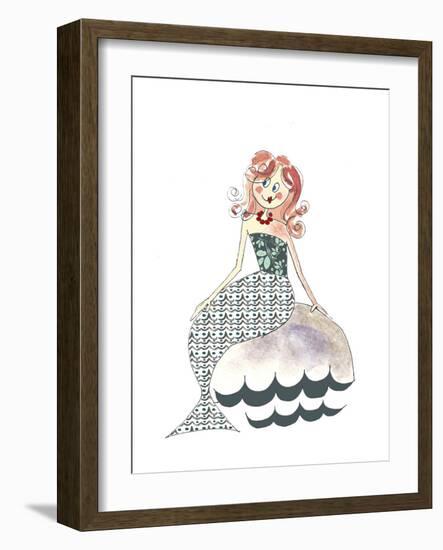 Peter Pan Mermaid-Effie Zafiropoulou-Framed Giclee Print