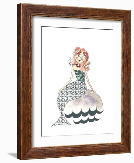 Peter Pan Mermaid-Effie Zafiropoulou-Framed Giclee Print