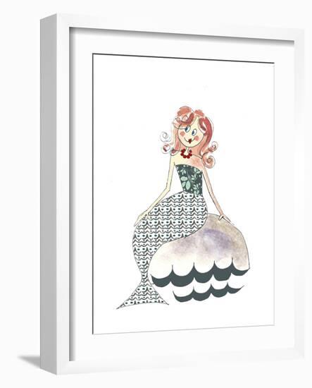 Peter Pan Mermaid-Effie Zafiropoulou-Framed Giclee Print