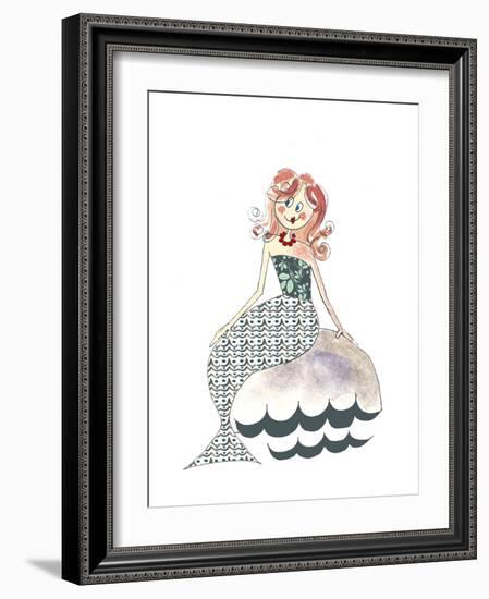 Peter Pan Mermaid-Effie Zafiropoulou-Framed Giclee Print