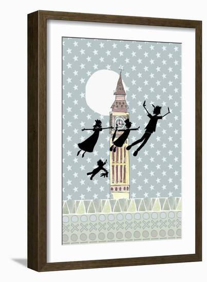 Peter Pan Night Light-Effie Zafiropoulou-Framed Giclee Print