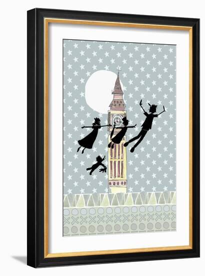 Peter Pan Night Light-Effie Zafiropoulou-Framed Giclee Print