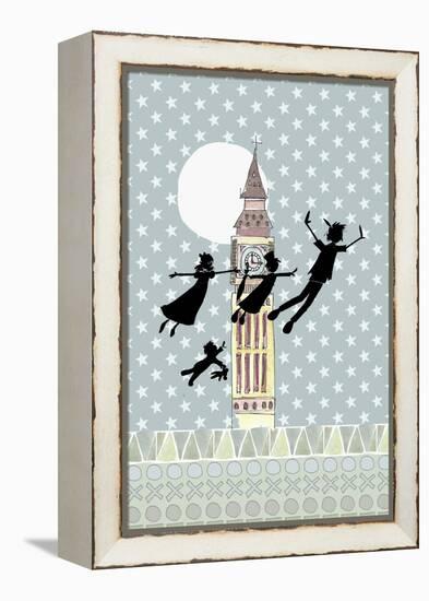 Peter Pan Night Light-Effie Zafiropoulou-Framed Premier Image Canvas