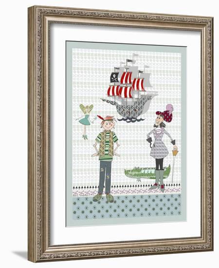 Peter Pan Print A-Effie Zafiropoulou-Framed Giclee Print