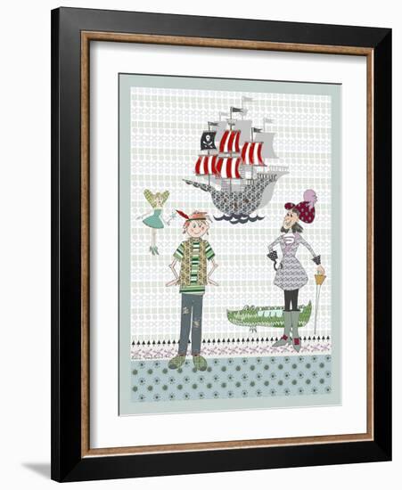 Peter Pan Print A-Effie Zafiropoulou-Framed Giclee Print