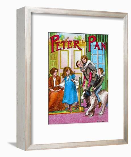 'Peter Pan - The Darlings at home', c1905-Unknown-Framed Giclee Print