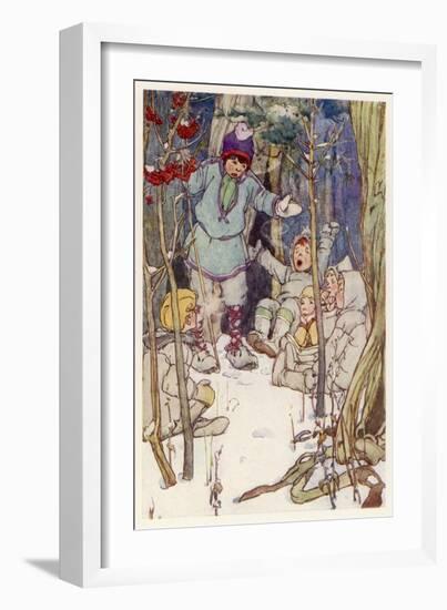 Peter Pan, The Lost Boys-Alice B. Woodward-Framed Art Print