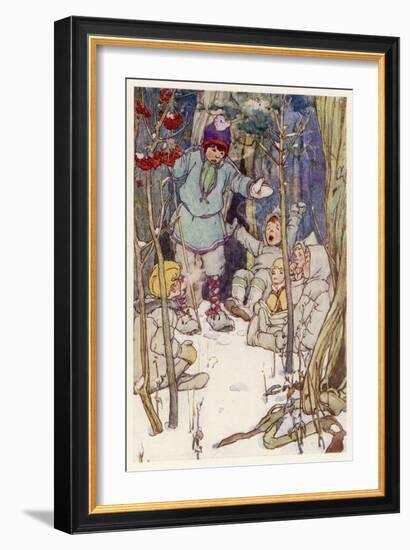 Peter Pan, The Lost Boys-Alice B. Woodward-Framed Art Print