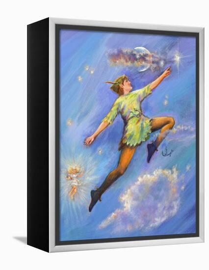 Peter Pan-Judy Mastrangelo-Framed Premier Image Canvas