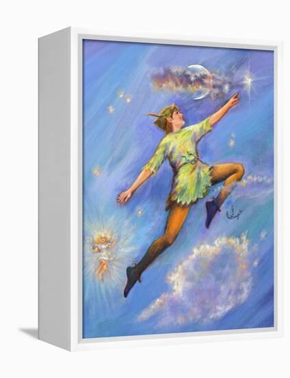 Peter Pan-Judy Mastrangelo-Framed Premier Image Canvas