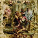 Two Satyrs, about 1615-Peter Paul Rubens-Giclee Print