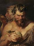 Two Satyrs, about 1615-Peter Paul Rubens-Giclee Print
