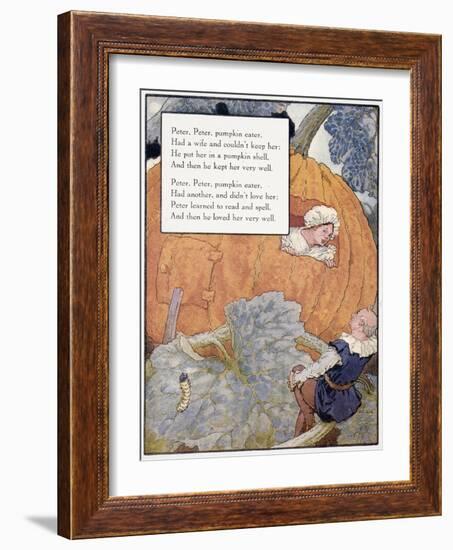 Peter Pumpkin Eater-Frederick Richardson-Framed Giclee Print